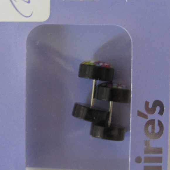 Claire's Girls Colorful Polka Dots Print Faux Ear - Picture 3 of 4